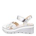 Srebrni sandali s peto NAP-701G