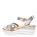 Srebrni sandali s peto V7-Z3758-2T