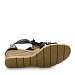 Črni sandali s peto S060288S