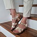 Zlati sandali s polno peto Z15A-P7895-02